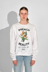 Preach Reality Sweatshirt White - KHAAS