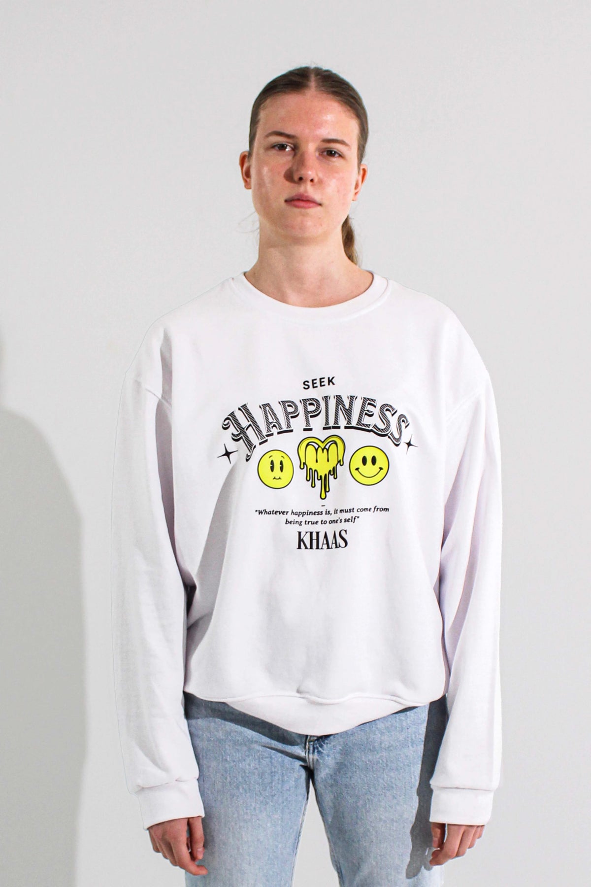 Seek Happiness Sweatshirt - KHAAS